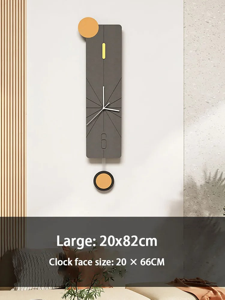 Nordic Creative Wall Clock, Rectangular, Simple, Fashion, Living Room, Personality Art, Decor Clock, Wall Clock, Modern